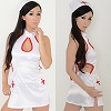 背中セクシー・ミニスカナース服